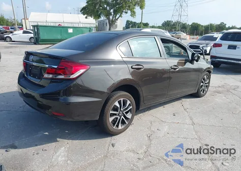 2014 Honda Civic Ex z USA, uszkodzony, nr VIN 2HGFB2F81EH555640